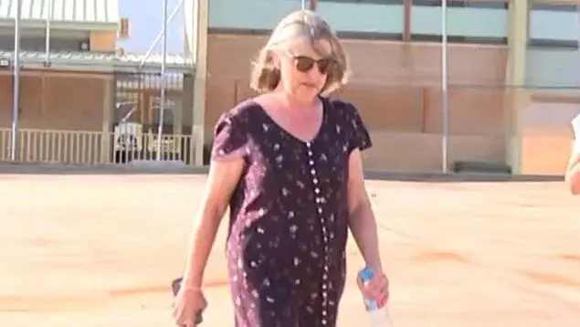 Paqui, la mujer de Santos Cerd&aacute;n.