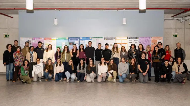Estudiantes participantes en el Bachillerato de Investigaci&oacute;n. UPNA