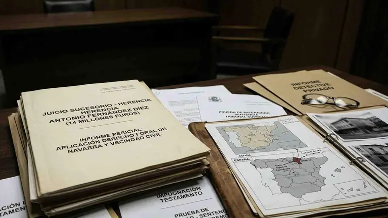 Imagen de documentaci&oacute;n legal de herencia. INTELIGENCIA ARTIFICIAL