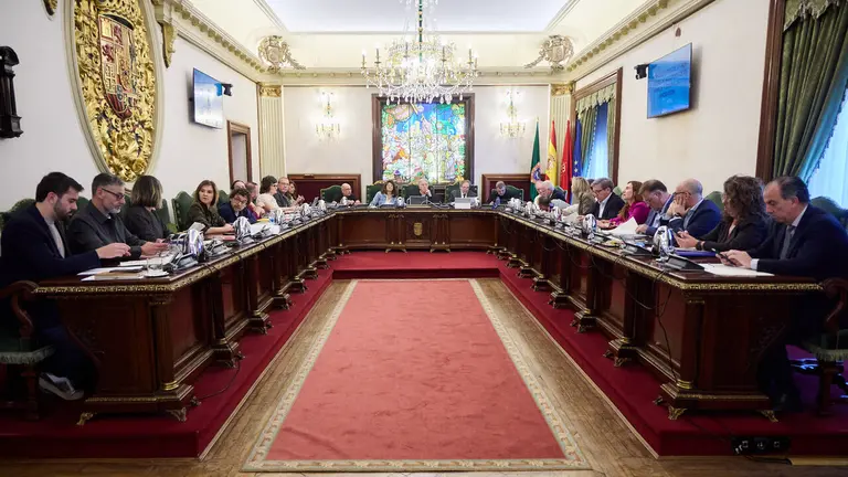 Pleno ordinario del Ayuntamiento de Pamplona correspondiente al mes de abril de 2026. I&Ntilde;IGO ALZUGARAY