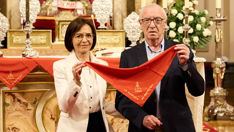 Misa del 5 de mayo en la Capilla de San Ferm&iacute;n de la iglesia de San Lorenzo con motivo del quinto pelda&ntilde;o de la escalera sanferminera de 2026. I&Ntilde;IGO ALZUGARAY