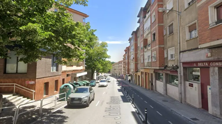 Imagen de la calle Juli&aacute;n Gayarre de Pamplona. GOOGLE MAPS