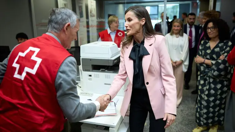 La Reina Letizia visita el Espacio Activo de Cruz Roja en Navarra. GOBIERNO DE NAVARRA