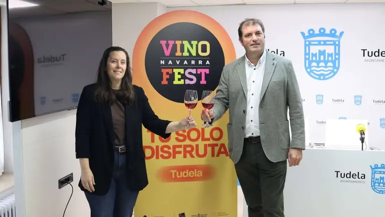 Presentación de la nueva edici&oacute;n de Vinofest en Tudela. AYUNTAMIENTO DE TUDELA