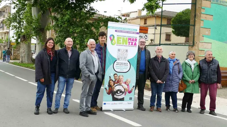 Presentaci&oacute;n de la nueva aplicaci&oacute;n de movilidad en Murieta. Foto Teder.