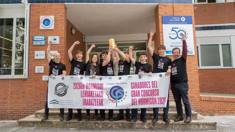 Equipo de San Cern&iacute;n, ganador del Gran Concurso de Hormig&oacute;n 2026. CEDIDA