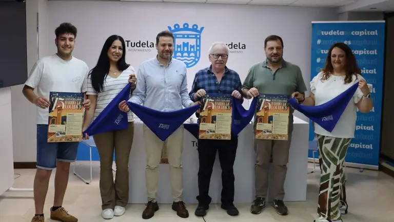 Presentación del programa por el 75 aniversario del barrio de Lourdes. AYUNTAMIENTO DE TUDELA