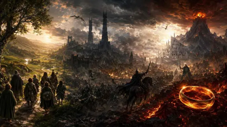 Recreaci&oacute;n del universo Tolkien con IA.