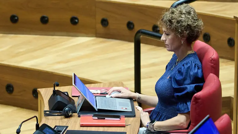 Pleno del Parlamento de Navarra. Chivite. NAVARRA.COM