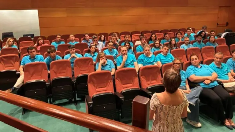 Momento de la jornada impartida por la Fundaci&oacute;n ONCE. CEDIDA