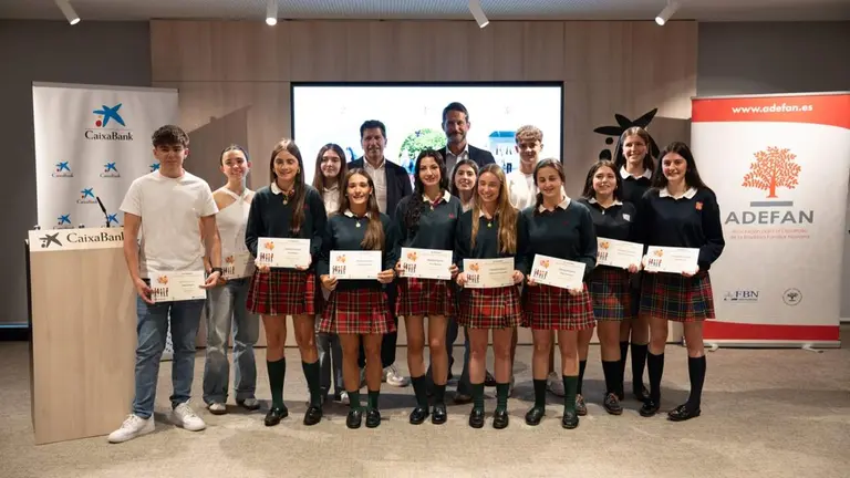Entrega del premio "Imagina tu empresa". CAIXABANK