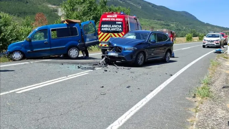 Accidente en L&oacute;nguida. CEDIDA