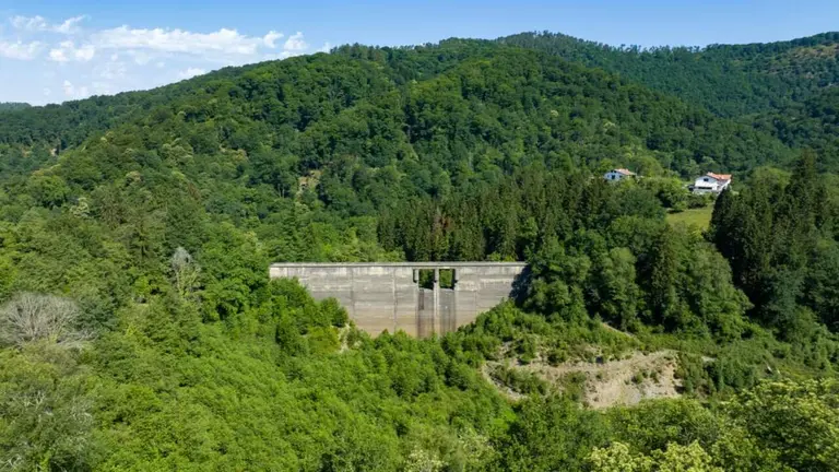 Presa de Enobieta. GOBIERNO DE NAVARRA