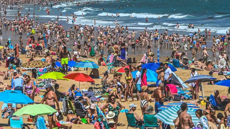 Playa de El Sardinero, en Santander,