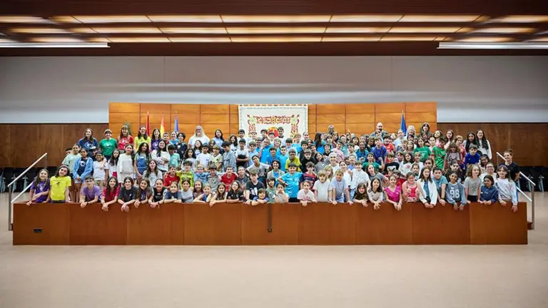 Alumnado participante en la entrega de premios y en los talleres. UNIVERSIDAD P&Uacute;BLICA DE NAVARRA