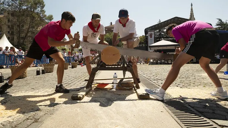 Deporte rural en San Ferm&iacute;n. AYUNTAMIENTO DE PAMPLONA