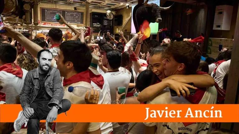 Celebraci&oacute;n por la selecci&oacute;n espa&ntilde;ola en San Ferm&iacute;n. EUROPA PRESS