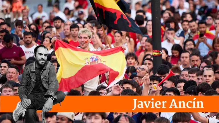 Final del Mundial en la Plaza del Castillo de Pamplona. I&Ntilde;IGO ALZUGARAY