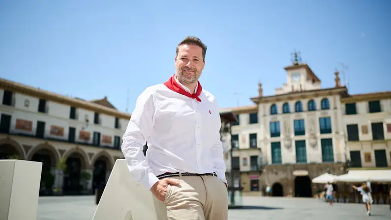 Alejandro Toquero, alcalde de Tudela. PABLO LASAOSA