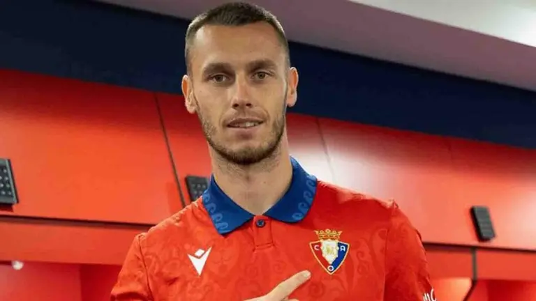 Dubasin, nuevo jugador de Osasuna.