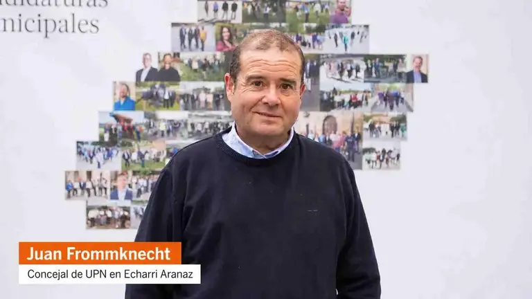 Juan Frommknecht, concejal de UPN en Echarri Aranaz.
