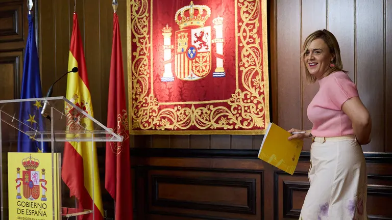 La delegada del Gobierno en Navarra, Alicia Echeverr&iacute;a, presenta el balance de gesti&oacute;n del ejecutivo central en el primer semestre y actualiza la ejecuci&oacute;n de los fondos europeos. I&Ntilde;IGO ALZUGARAY