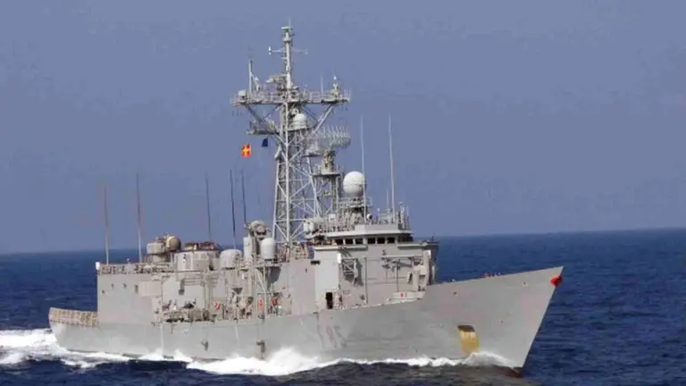 La fragata Navarra, de la Armada Espa&ntilde;ola. MINISTERIO DE DEFENSA