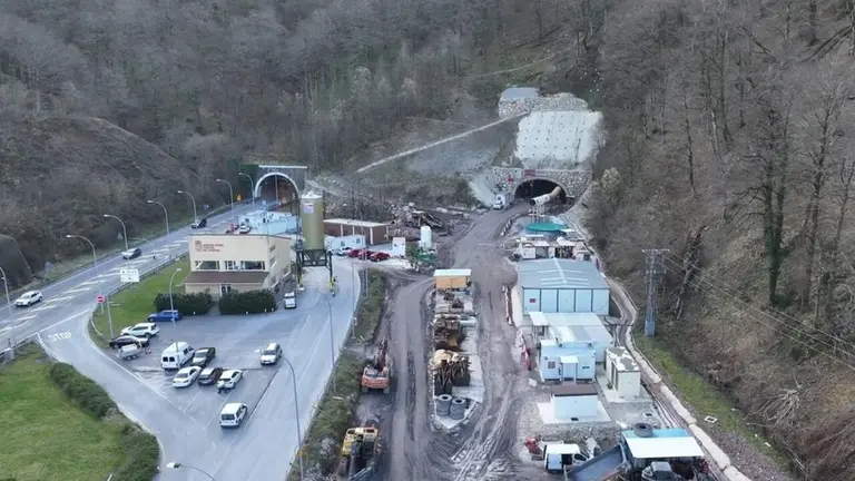 Obras de duplicaci&oacute;n del t&uacute;nel de Velate. GOBIERNO DE NAVARRA