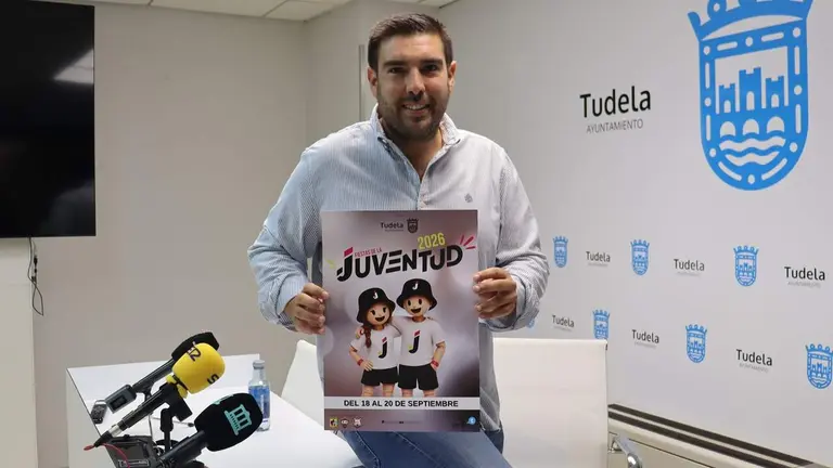 Presentación de las Fiestas Juventud 2026 de Tudela. AYUNTAMIENTO DE TUDELA