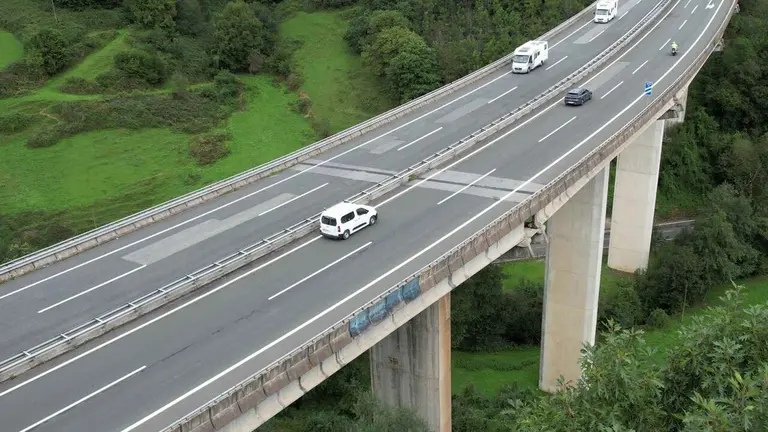 Puente de Areso en la A-15. GOBIERNO DE NAVARRA