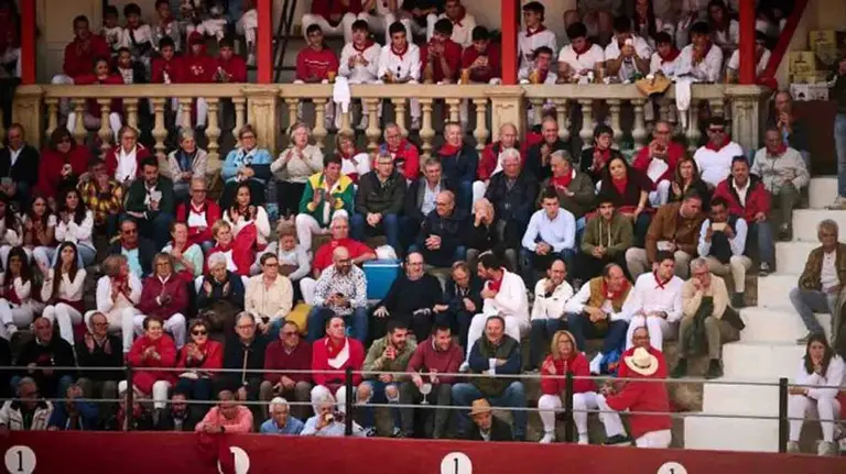 Plaza de toros de Corella en un festejo anterior. ARCHIVO