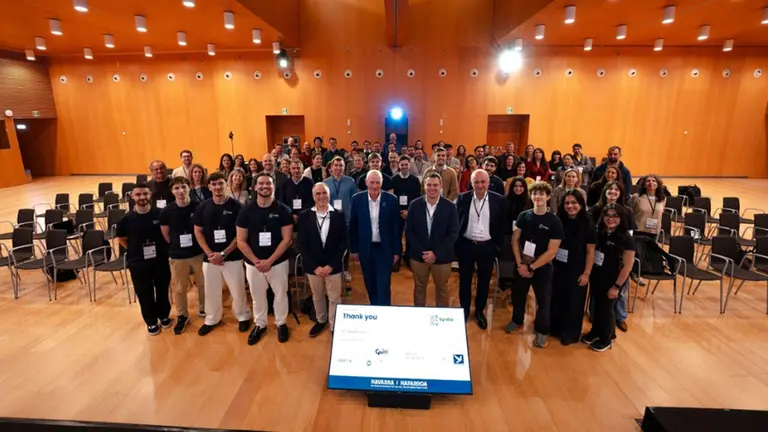 Imagen del encuentro, celebrado en Baluarte. CEDIDA