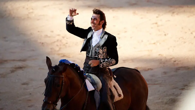 San fermin 2018 Pamplona Rejones del dia 6, Pablo Hermoso de Mendoza, Leonardo Hernandez y Roberto Armendariz1675