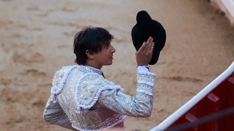 Andrés Roca Rey en su última presencia en Pamplona en 2019.