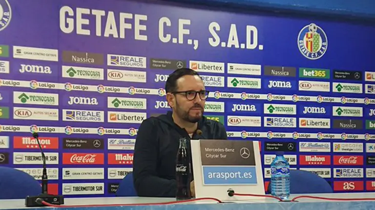 José Bordalás es el entrenador del Getafe. @GetafeCF.