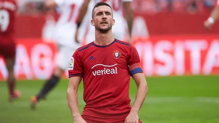 Oier Sanjurjo en un partido ante el Sevilla. Joaquin Corchero / AFP7 / Europa Press30/10/2021 ONLY FOR USE IN SPAIN