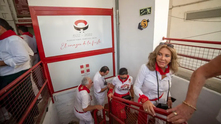 7 de Julio, primer apartado de San Fermín 2022 con la ganadería Núñez del Cuvillo. IRAITZ IRIARTE.