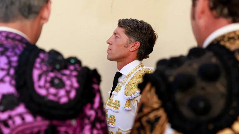 Cuarta corrida de la Feria del Toro de San Fermín 2022 con toros de la ganadería La Palmosilla para los diestros Rafaelillo, Manuel Escribano y Leo Valadez. REUTERS