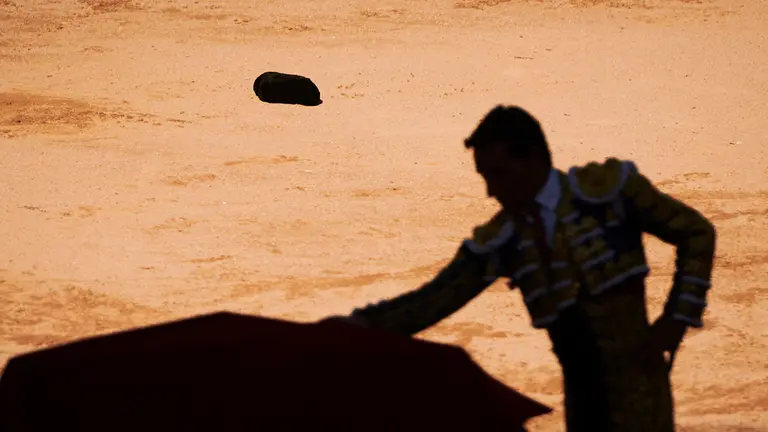 Diego Urdiales, en una corrida anterior en Pamplona. PABLO LASAOSA