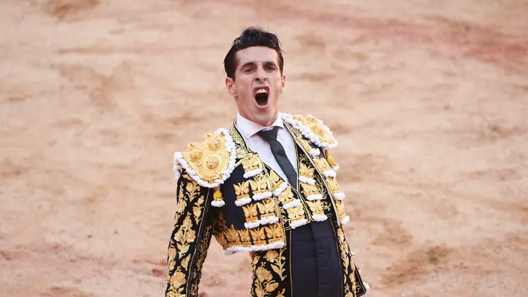 Sexta corrida de la Feria del Toro de San Fermín 2022 con toros de Jandilla para Ginés Marín, Alejandro Talavante y Diego Urdiales. PABLO LASAOSA