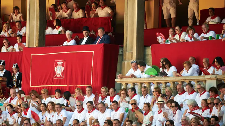 Sexta corrida de la Feria del Toro de San Fermín 2022 con toros de Jandilla para Ginés Marín, Alejandro Talavante y Diego Urdiales. IRANZU LARRASOAÑA