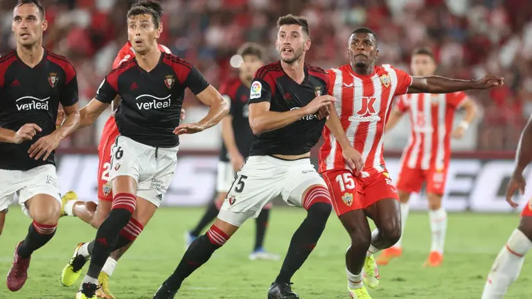 Partido entre Almería y Osasuna de la quinta jornada de la Liga 2022-23. CA OSASUNA