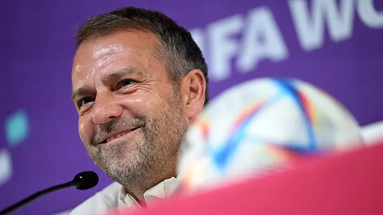 Hansi Flick es el entrenador de la selección de Alemania. Photo: Federico Gambarini/dpa.