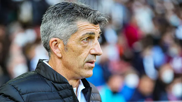 Imanol Alguacil es el entrenador de la Real Sociedad. Ivan Terron / AFP7 / Europa Press.