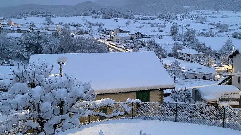 Vista de Erro nevado. RICARDO LARRASOAÑA / CEDIDA