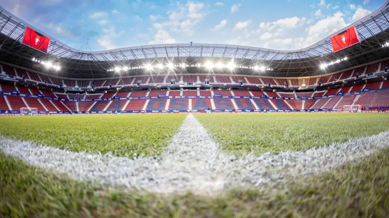 VIsta interior del estadio de El Sadar. CA Osasuna