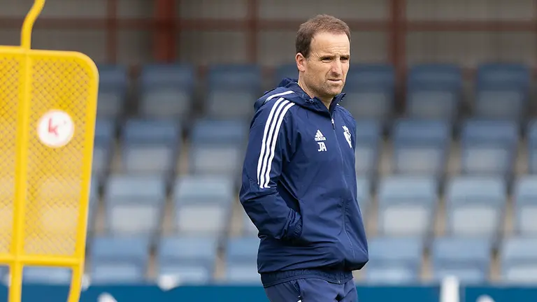 Jagoba Arrasate en las instalaciones de Tajonar. CA Osasuna.