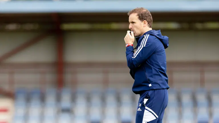 Jagoba Arrasate en un entrenamiento en las instalaciones de Tajonar. CA Osasuna.