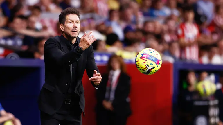 Diego Pablo Simeone es el entrenador del Atlético de Madrid. Oscar J. Barroso / Afp7 / Europa Press