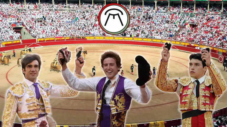 Domingo 9 de julio.  Feria del Toro de San Fermín 2023. Toros de Cebada Gago para Adrián Torres, Román e Isaac Fonseca. NAVARRA.COM